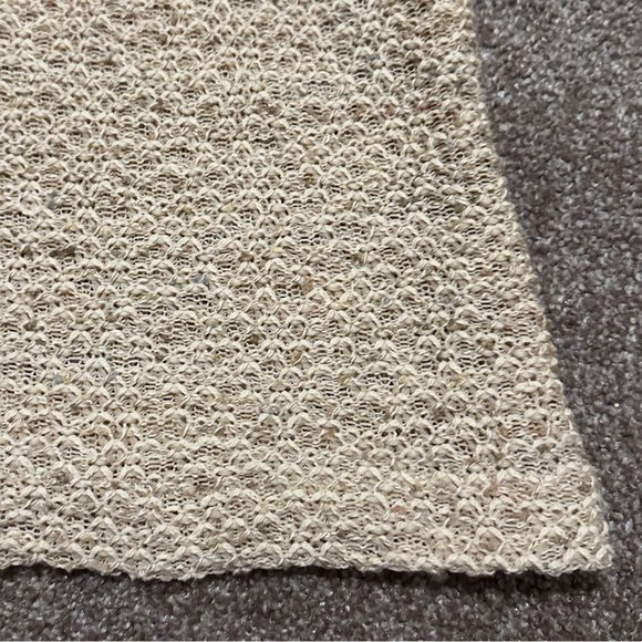 Vintage 70s/80s Beige Knit Short Sleeve Top Women’s Size Small Cream Boho Retro - Picture 12 of 13